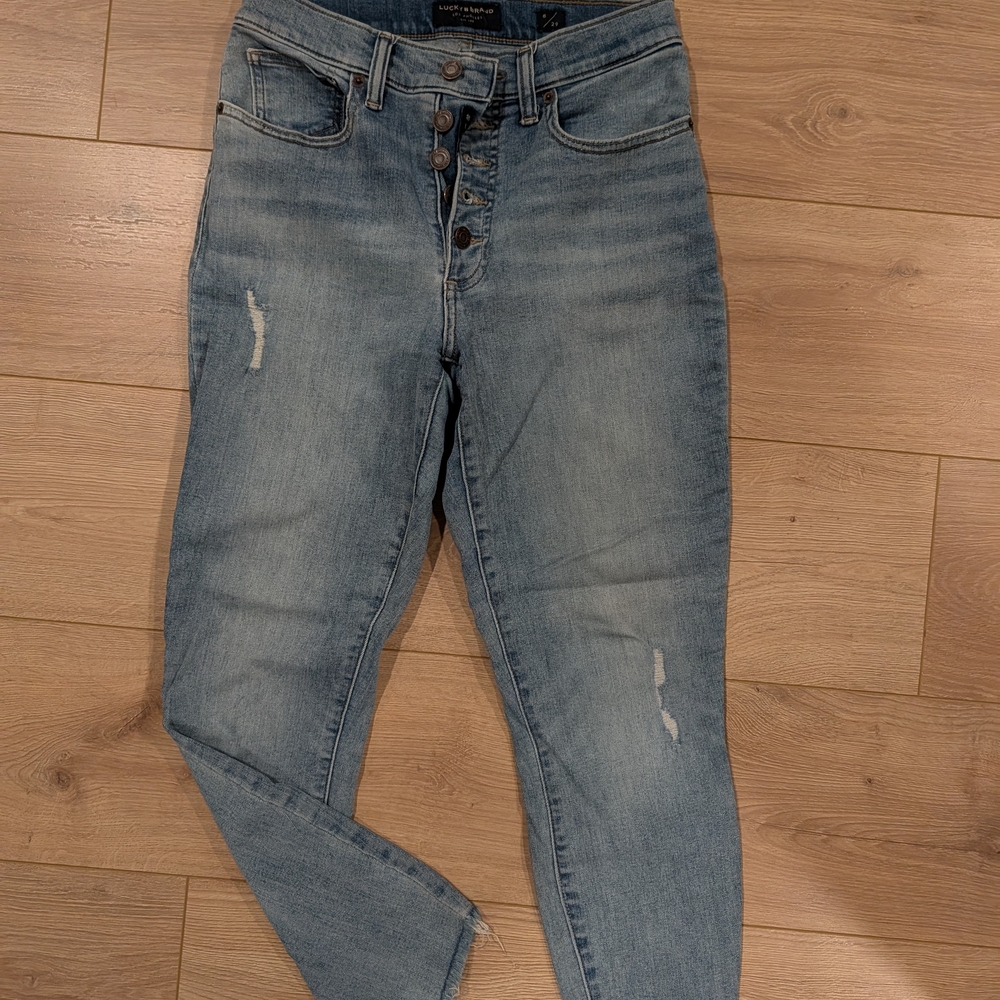 New Look Light Blue High Rise Jeans